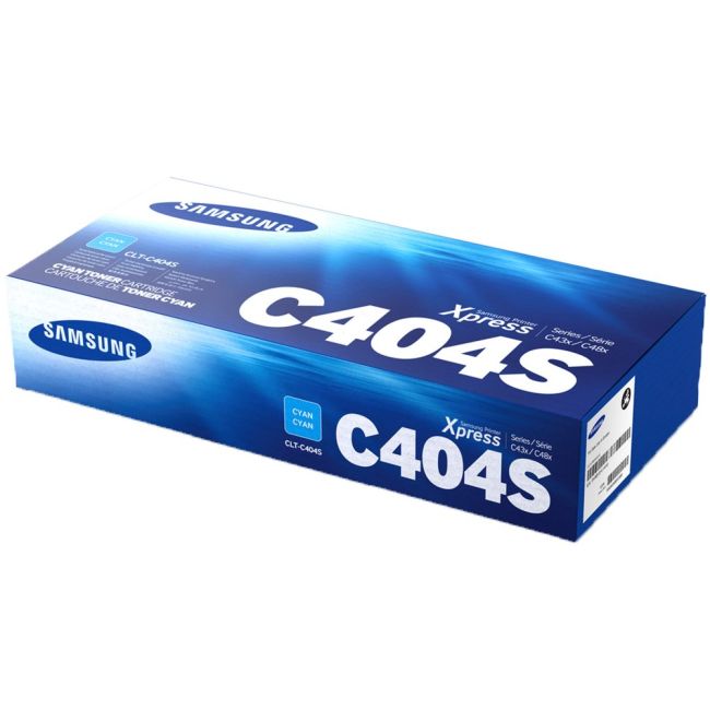 Samsung C404S Cyan Toner Cartridge (1,500 pages*) CLT-C404S/ELS