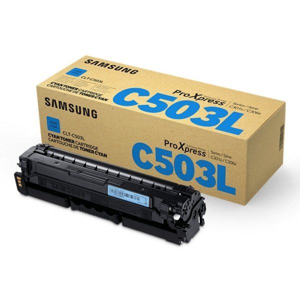 Samsung CLT-C503L/ELS Cyan Toner (5,000 Pages*)