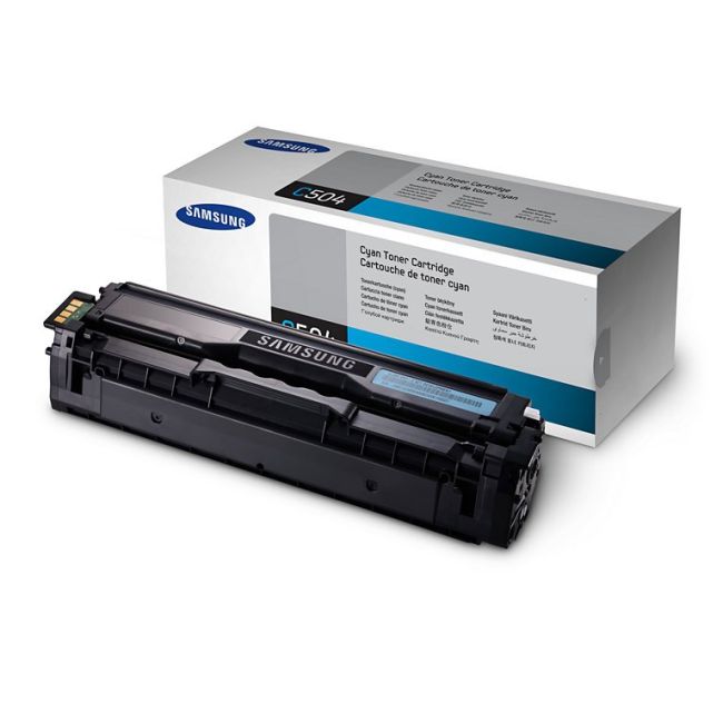 Samsung CLT-C504S Cyan Toner Cartridge (1,800 pages*) CLT-C504S/ELS