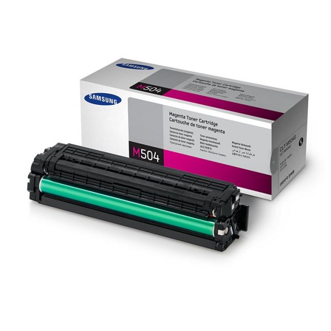 Samsung CLT-M504S Magenta Toner Cartridge (1,800 pages*) CLT-M504S/ELS