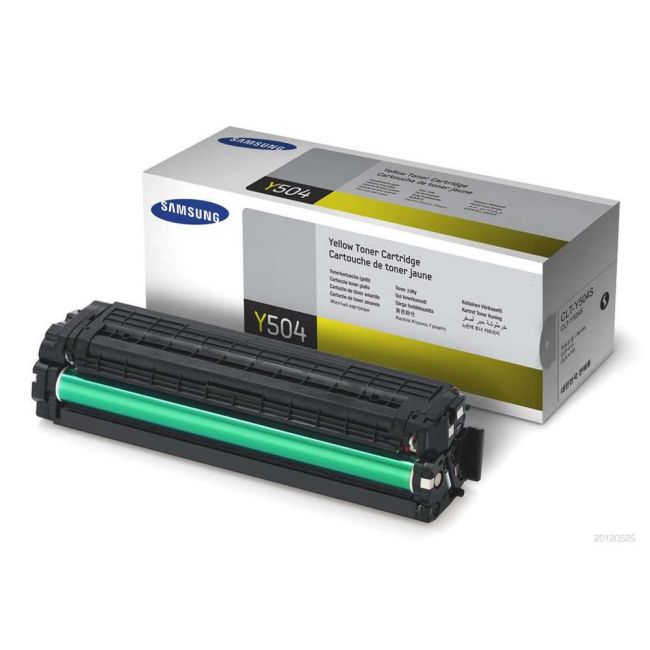 Samsung CLT-Y504S Yellow Toner Cartridge (1,800 pages*) CLT-Y504S/ELS