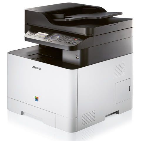 Samsung CLX-4195FN A4 Colour Laser left view