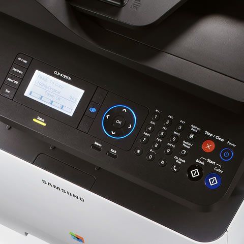 Samsung CLX-4195FN A4 Colour Laser close up