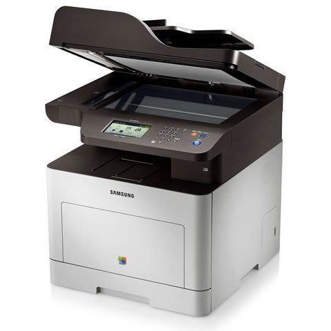 Samsung CLX-6260FW A4 Colour Laser MFP open lid