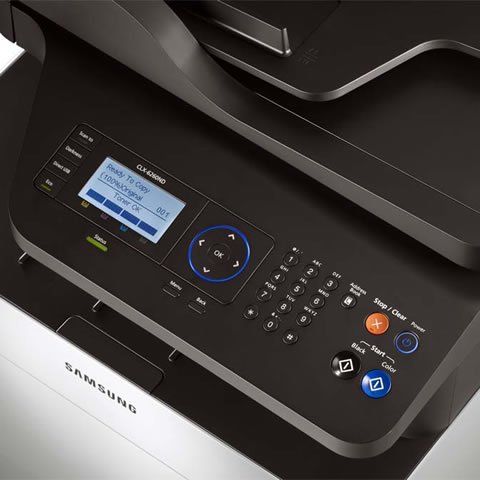 Samsung CLX-6260ND A4 Colour Laser  close up