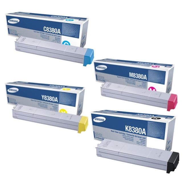 Samsung PB-CLX8380VAL CMYK Toner Cartridge Pack (Save 