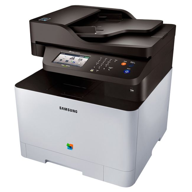 samsung C1860FW A4 Colour Laser MFP with Fax left view