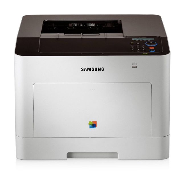 Samsung CLP-680ND A4 Colour Laser Printer Front View 1
