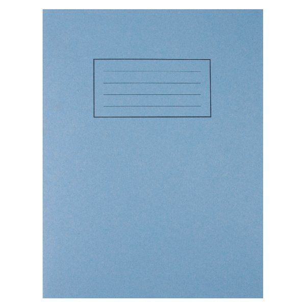 Silvine Feint Ruled With Margin Blue 229x178mm Exercise Book 80 Pages (10 Pack) EX104