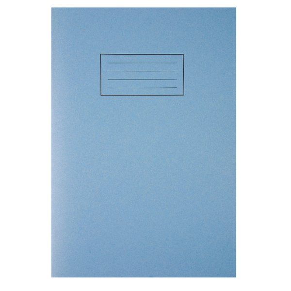 Silvine Tough Shell A4 Feint Ruled With Margin Blue Exercise Book EX144