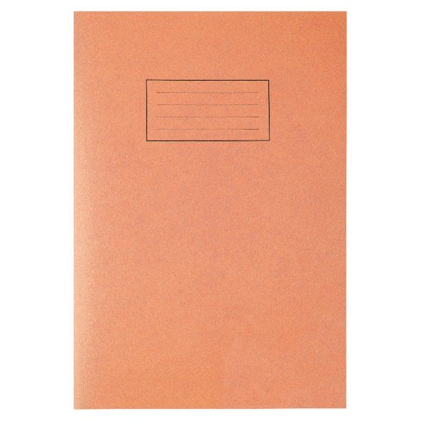 Silvine Tough Shell A4 7mm Squares Orange Exercise Book EX145