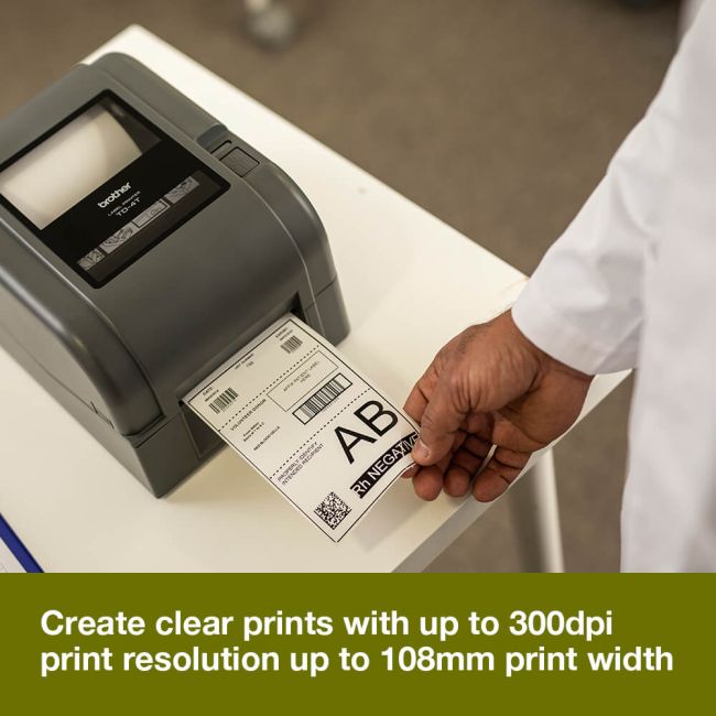 Brother TD-4650TNWB Professional Thermal Label Printer 