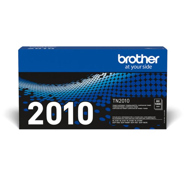 Brother TN2010 Black Toner Cartridge (1,000 pages*)