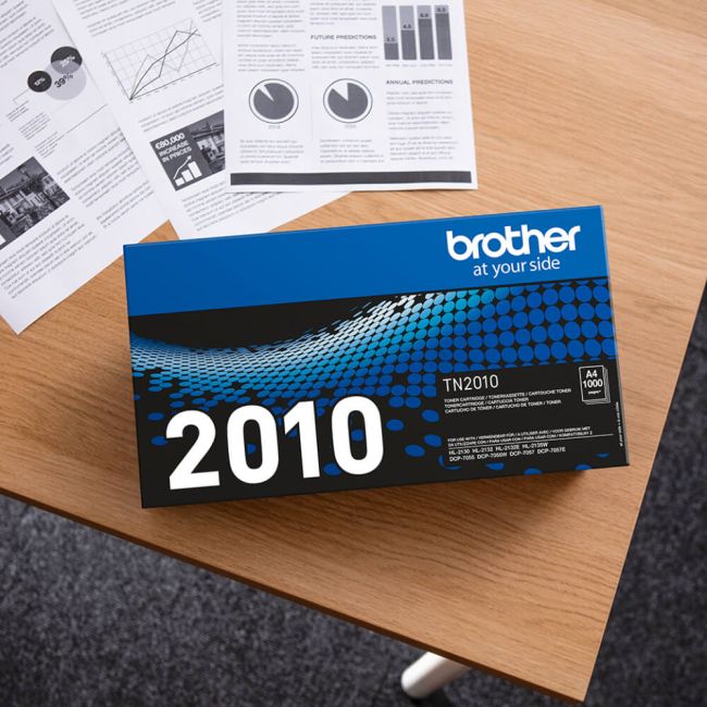 Brother TN2010 Black Toner Cartridge (1,000 pages*)