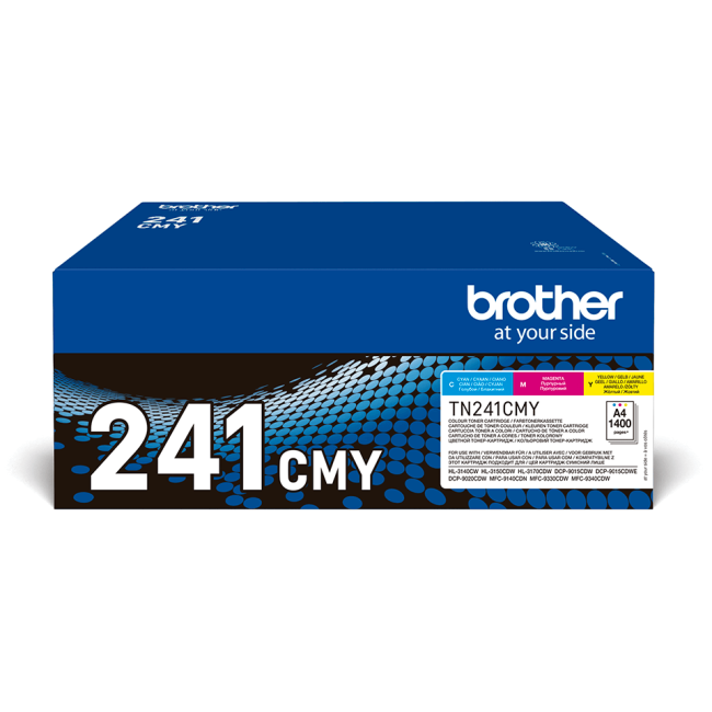 Brother TN241CMY Toner MultiPack (3 Pack) TN241CMY