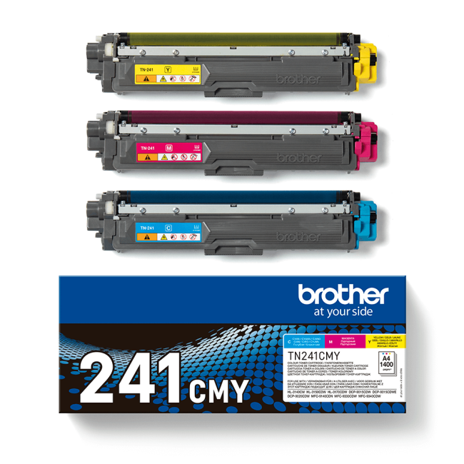 Brother TN241CMY Toner MultiPack (3 Pack) TN241CMY