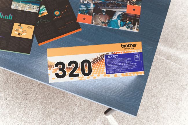 Brother TN320Y Standard Yield Yellow Toner (1,500 pages*)