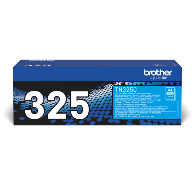 Brother TN-325C High Yield Cyan Toner Cartridge (3,500 pages*) TN325C