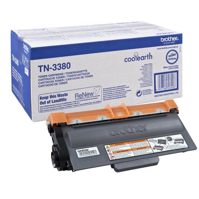 Brother TN3380 High Yield Black Toner (8,000 pages*)