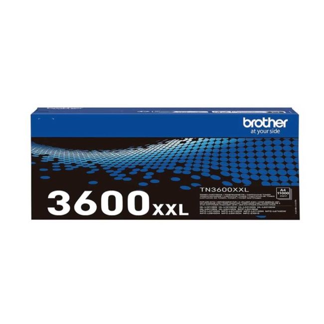 Brother TN3600XXL Super High Yield Black Toner Cartridge (11,000 Pages*) TN3600XXL