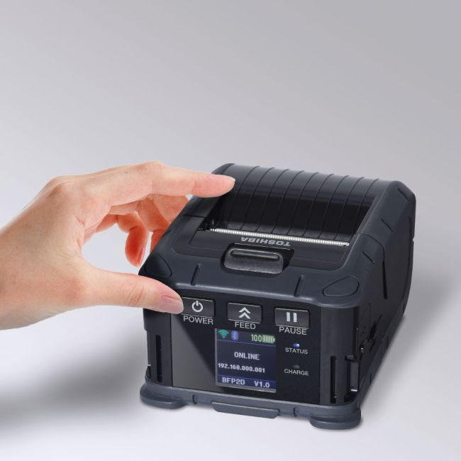 Toshiba FP2D Bluetooth Mobile Label Printer (200 DPI)