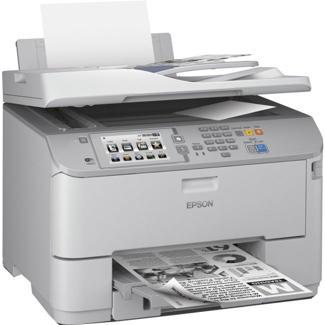 Epson WorkForce Pro WF-M5690DWF A4 Inkjet Mono Multifunction Printer left view