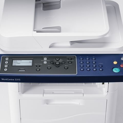 Xerox WorkCentre 3315 A4 Mono Laser MFP Close Up