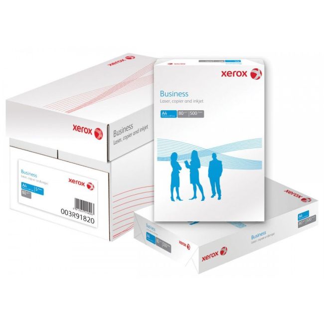 4 x Xerox Business 80gsm A4 2x Hole Punched Paper Box (20x500 sheets) 003R91802