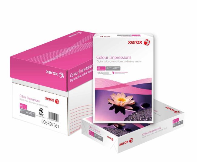 3 x Xerox Colour Impressions 100gsm SRA3 Office Paper Box (9x500 Sheets) 003R97668