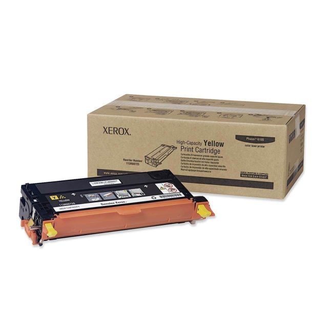 Xerox 113R00725 High Yield Yellow Print Cartridge (6,000 pages*)