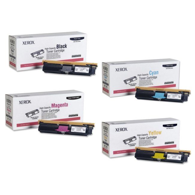 Xerox High Yield CMYK Toner Kit