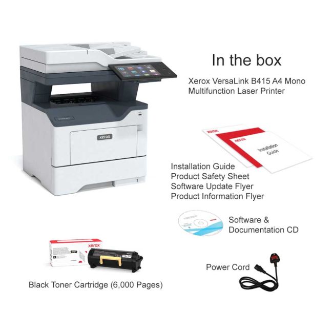 Xerox VersaLink B415 A4 Mono Multifunction Laser Printer