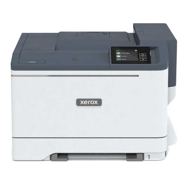 Xerox C320 A4 Colour Laser Printer + Original Xerox CMYK Toner Bundle