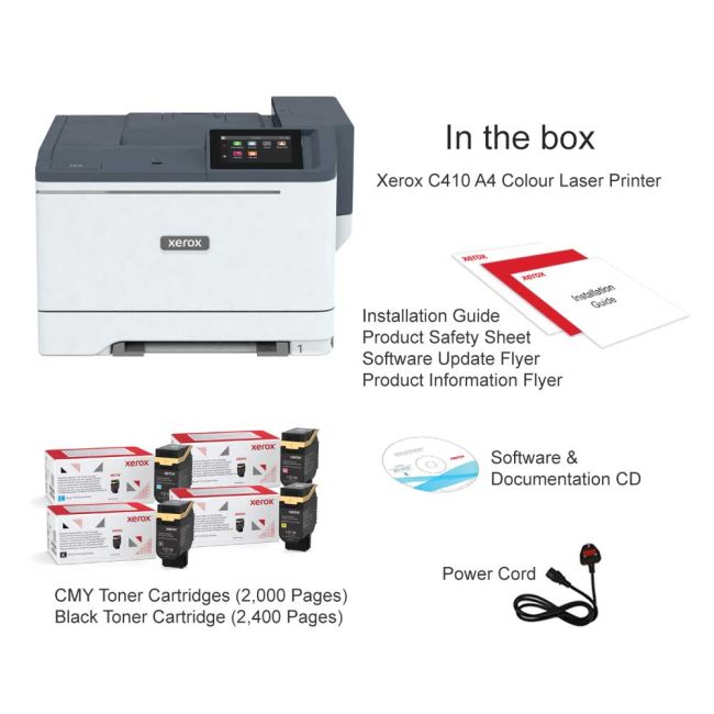 Xerox C410 A4 Colour Laser Printer ** New - Open Box ** 