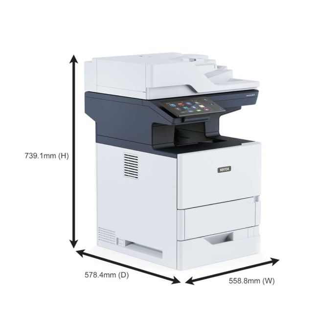 Xerox VersaLink B625 Dimensions