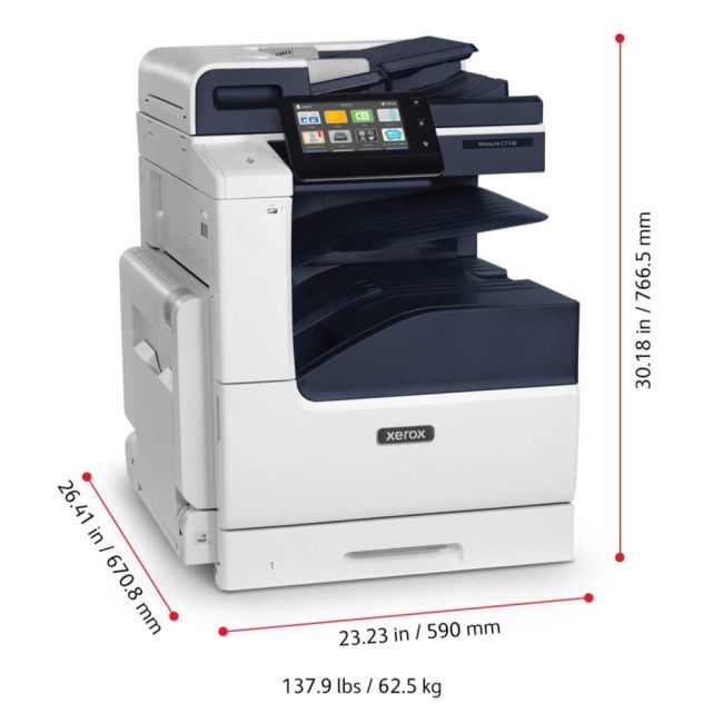 Xerox VersaLink C7130D (PagePack) A3 Colour Multifunction Laser Printer