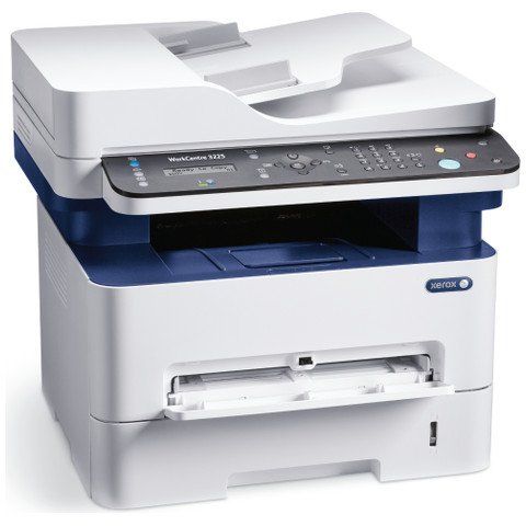 Xerox WorkCentre 3225 A4 Mono Laser MFP with Fax Front View Right View