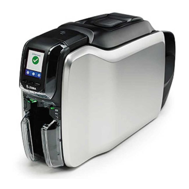 Zebra ZC300 Single Sided QuikCard ID Card Card Printer (USB & Network) - YMCKO Ribbon