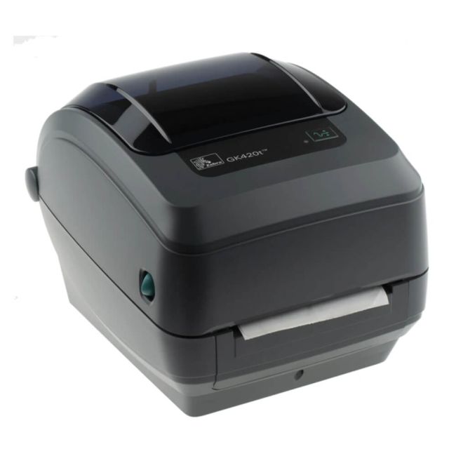 Zebra GK420T Thermal Printer (USB, Parallel & Serial) front view