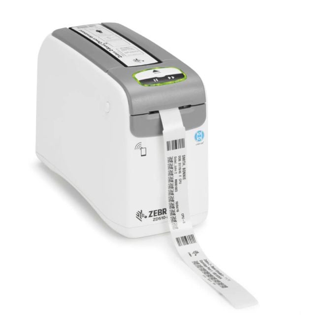 Zebra ZD510-HC Direct Thermal Wristband Label Printer 