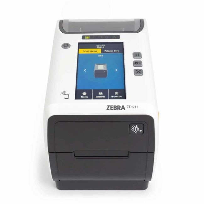 Zebra ZD611T Healthcare Thermal Transfer Printer - 300 DPI (USB, Network & Bluetooth)