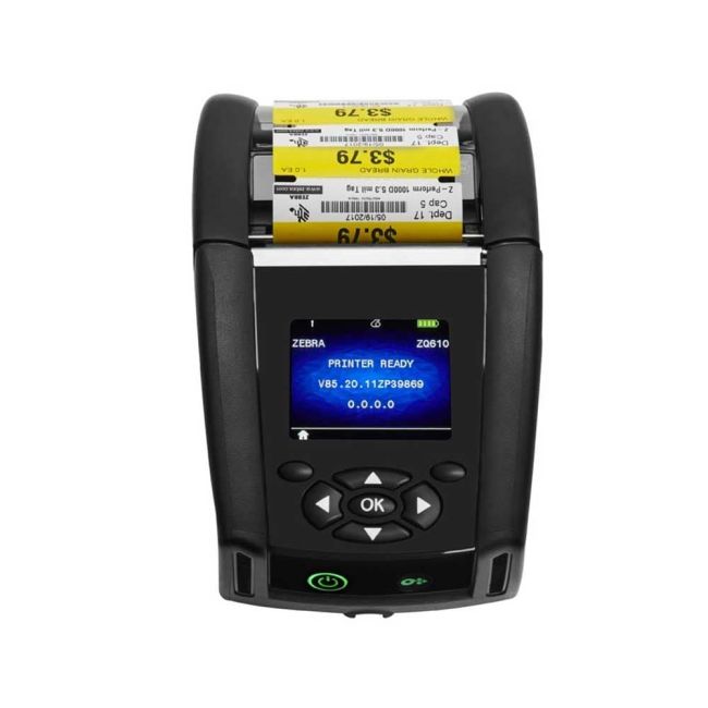 Zebra ZQ610 Mobile Thermal Label Printer
