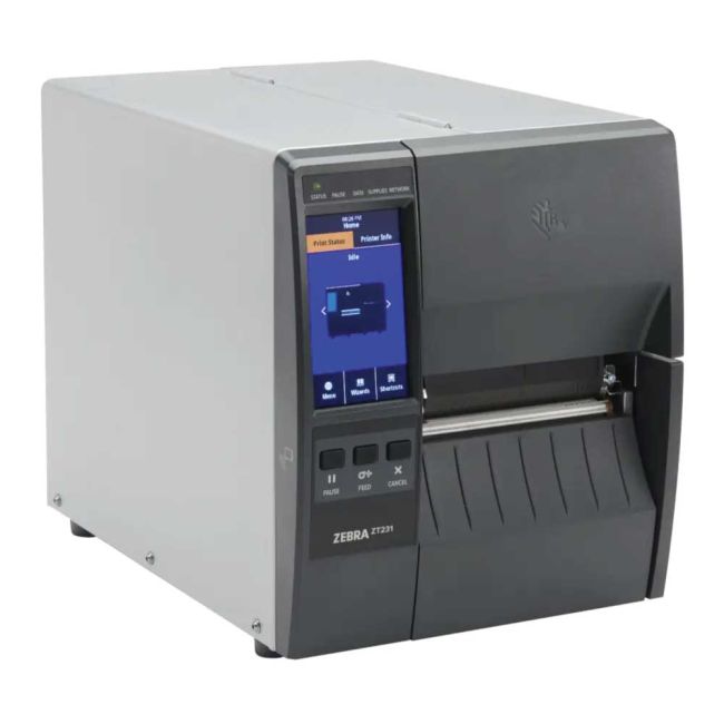 Zebra ZT231T Thermal Transfer Label Printer (USB, USB Host, RS232, BT (BLE), Network)
