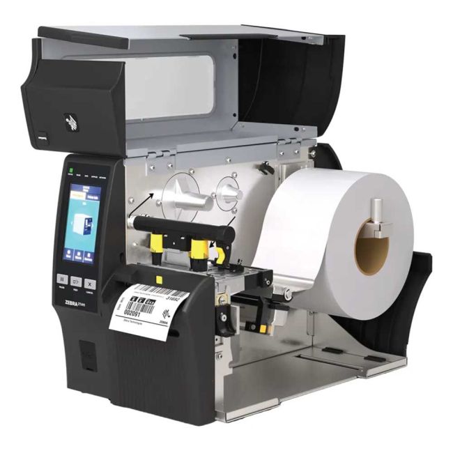 Zebra ZT411 Thermal Transfer Label Printer (600 DPI) + Peeler / Rewinder (USB, Serial, Network & Bluetooth)