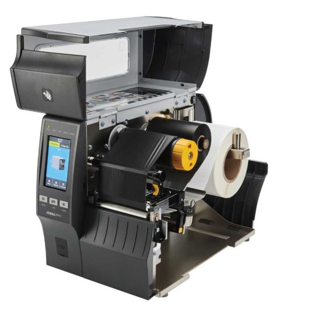 Zebra ZT411 Thermal Transfer Label Printer (300 DPI) + Peeler / Rewinder (USB, Network & Bluetooth)