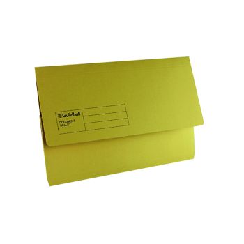 Exacompta Guildhall Document Wallet Foolscap Assorted (50 Pack) GDW1 ...
