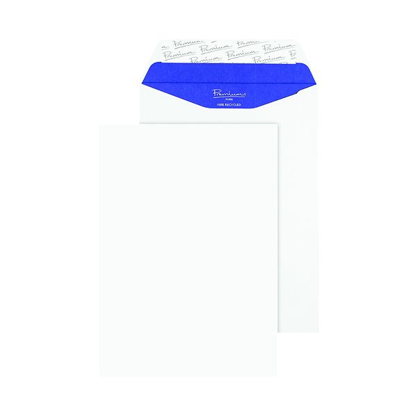Blake PremiumPure C5 Recycled Peel & Seal White Envelopes (Pack of 50 ...