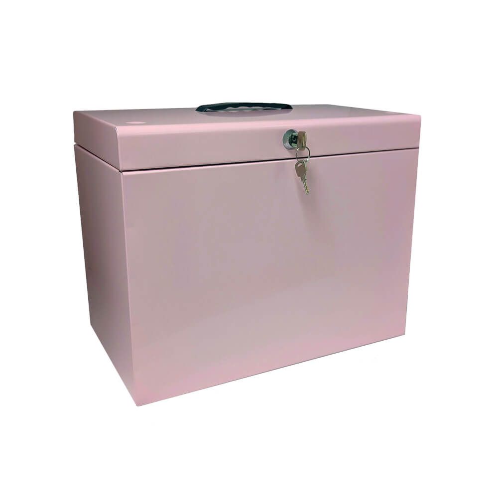 Mit Box File Pink Cathedral Pastel Pink A4 File Box - FPA4PP | Printer Base
