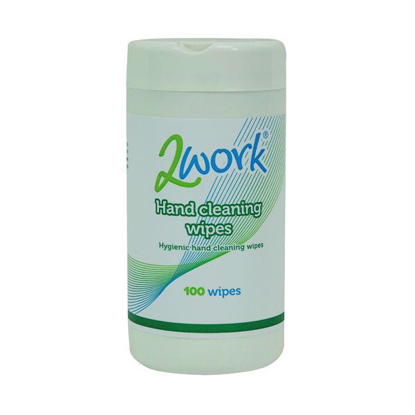 2Work Hand Cleaning Wipes (100 Pack) AHCW100TWK | Printer Base