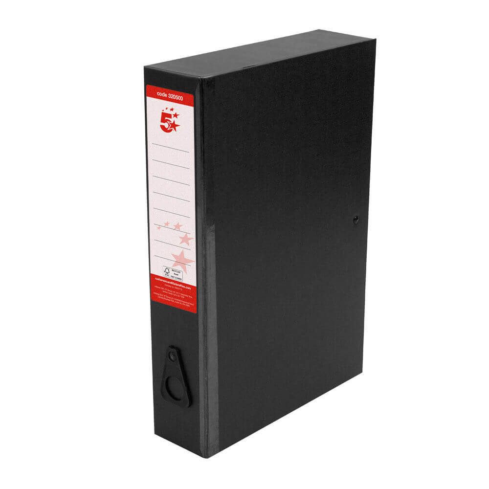 5 Star Office Classic Box File Black - 320500 | Printer Base